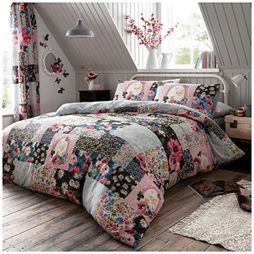 Gaveno Cavailia Luxurious Ellis Bed Set with Duvet Cover and Pillow Cases, Polyester-Cotton, Multi, King