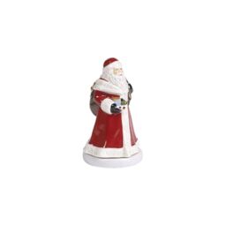 Villeroy & Boch – Nostalgic Melody Santa, decorative hard-paste porcelain Father Christmas figurine, rotating, metal, plastic, multicoloured