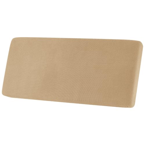 Hokway Stretch Couch Cushion Slipcovers Reversible Cushion Protector Slipcovers Sofa Cushion Protector Covers(Sand, Medium)