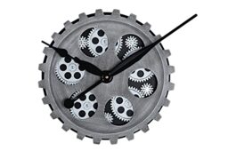 Casablanca Large Round Wall Clock Metal Plastic Diameter 30 cm Silver