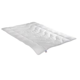 Irisette Lotte Lightweight Summer Duvet – Made in Germany – Duvet with Top Cool Fabric, Washable at 95 Degrees, Includes Storage Bag, 155 x 220 cm, White, Oeko-Tex Certified