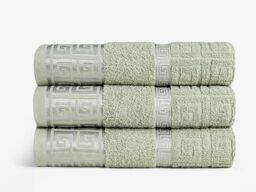 GC GAVENO CAVAILIA Towels Bath Sheets 3-Pack - Bath Sheets Extra Large Super Soft Egyptian Cotton Towels - Hotel Quality Quick Dry & Highly Water Absorbent Towel Set Bath Sheet 90x150 Cm, Sage Green