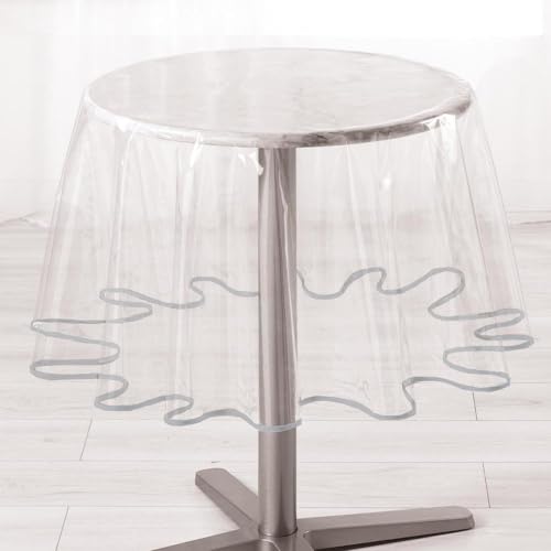 Home Maison - Round Transparent Plastic Tablecloth 160 cm