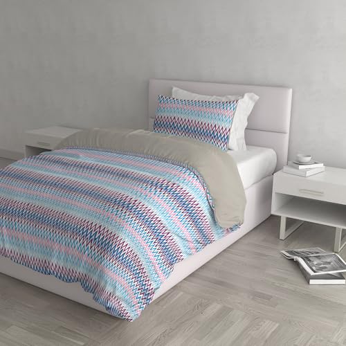 Fantasy Duvet Cover Set, 200 x 200 cm with Flap and Pillowcases, Double