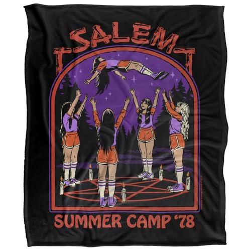 Steven Rhodes Salem Summer Camp Silky Touch Super Soft Throw Blanket 152 X 127 Cm