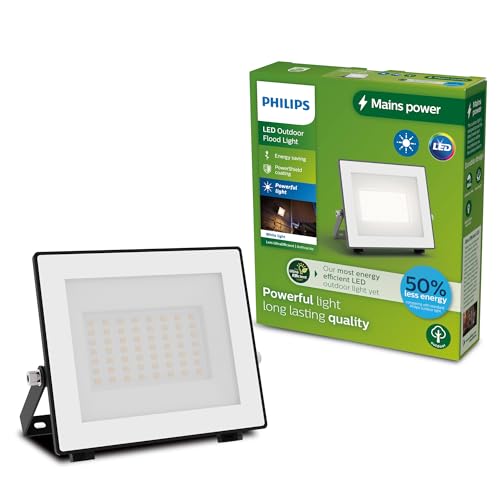 PHILIPS Floodlight, 14 W, White Light