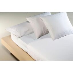 ECOMMERC3 - Top Sheet Bed 160 cm - Top Sheet White Softness, Resistance and Easy Care
