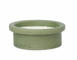 Paddywax Scented Candles Premium Folia Range Candle in Reusable Stackable Ceramic Pot, 141g, Thyme & Olive Leaf