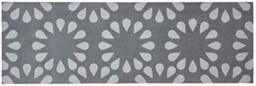 Zala Living Bloom Washable Kitchen Runner Rug 50 x 150 cm 100% Polyamide Non-Slip Suitable for Underfloor Heating Grey