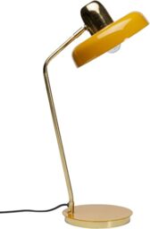 KARE Design Table Lamp Demi, Yellow, Metal, Bedside Lamp, Elegant Lighting, Room Decor, Bedroom, Living Room, Bulb Not Included, 56 x 28 x 22 cm (H/W/D)