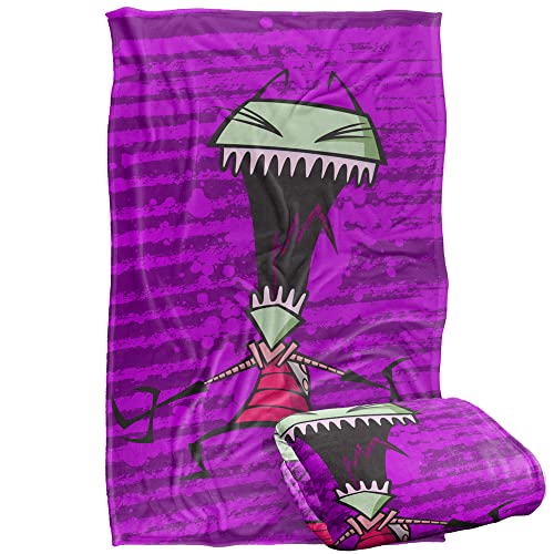 Invader Zim Invader Zim Scream Silky Touch Super Soft Throw Blanket 91 x 147 Cm