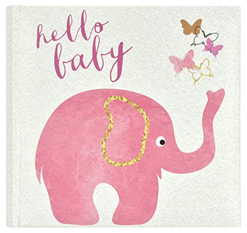 MCS 860147 Baby Pink Elephant Photo Album, 8.5 x 8.5