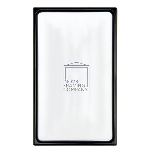 Inov8 Photo Frame Rounded Wood Black 7x14 - (3x 6x4 App)