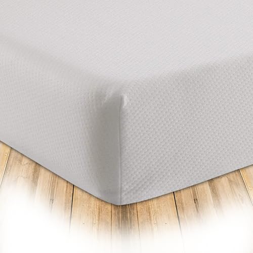 Starlight Beds 6 Inch European Single Memory Foam Mattress – Medium/Firm with Removable Cover. Reflex Foam and Memory Foam. 90x200 Bed Mattress (90x200x15cm)