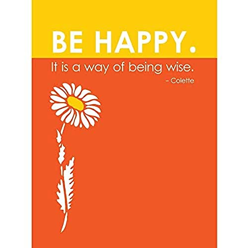 Wee Blue Coo Colette Be Happy Way Of Being Wise Unframed Wall Art Print Poster Home Decor Premium