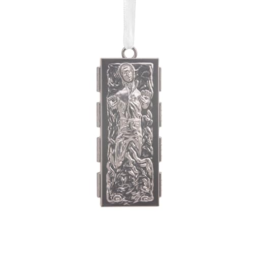 Hallmark Han Solo Frozen in Carbonite Premium Metal Ornament, Star Wars Tree Decoration, Christmas Hanging Ornament, Gifts for Christmas