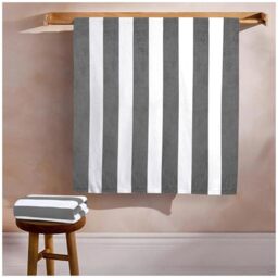 GC GAVENO CAVAILIA Microfiber Beach Towel Large - Super Absorbent Sand Free Beach Towels - Extra Large Beach Towel for Adults (100x200 cm) - Soft, Compact, Lightweight (1 Piece) - Charcoal