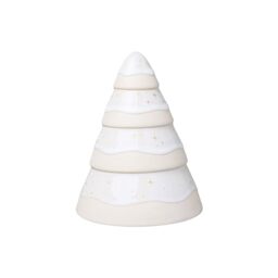 like. by Villeroy & Boch – Winter Glow tree, Christmas decoration in Premium Porcelain, White / Beige