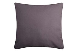 LOVELY CASA Duo Cotton Cushion, Cotton, gray, 40x40 cm