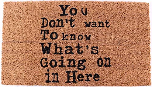 Decorative Coir Entrance Door Mat You don't want to know… 70 cm x 40 cm