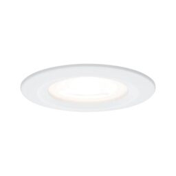 Paulmann 93631 Nova Recessed Spotlight Round White Ceiling Spotlight Without Bulb Max. 35 W GU10 Recessed Ceiling Light Aluminium Matt