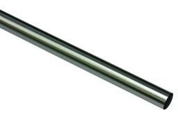 Gardinia Memhis 30081 Curtain Pole Diameter 16 mm Stainless Steel Look 160 cm