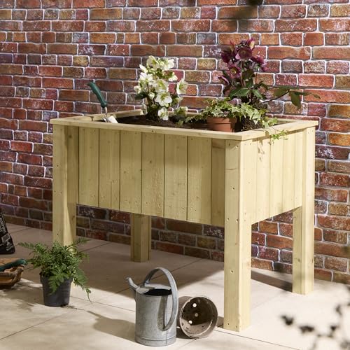Rowlinson Signature Heritage Raised Deep Root Rectangular Planter