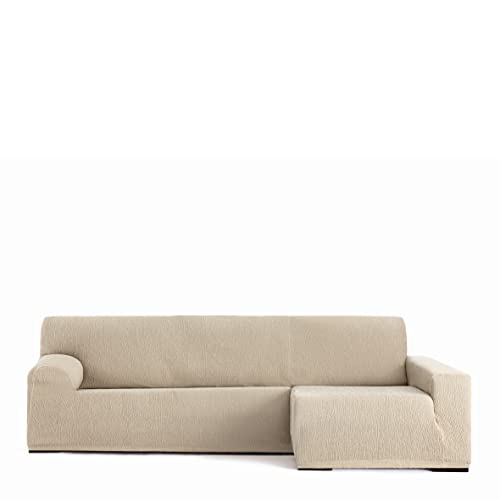Eysa Llion Sofa Cover, Lycra, Ecru, Long Arm Right