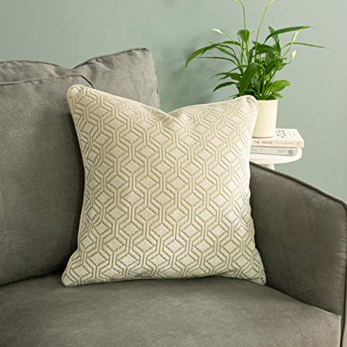 Paoletti Avenue Velvet Jacquard Feather Rich Filled Cushion