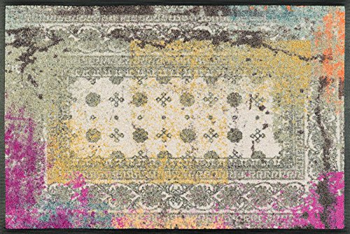 Wash+Dry Doormat Taza Pink 50 x 75 cm Washable Inside and Outdoor Use