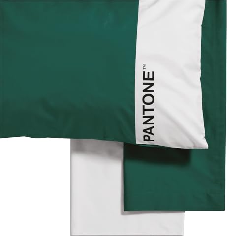 Osama Home Pantone™ Single Bed Set with Single Bed Sheets Cotton 150 x 280 cm + Fitted Sheet 90 x 200 cm with Elastic Bands for Mattress Up to 30 cm + 1 Pillow Case 50 x 80 cm