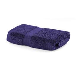 DecoKing Marina Hand Towel 50 x 100 cm Cotton Quality 525 g/m² Violet Absorbent