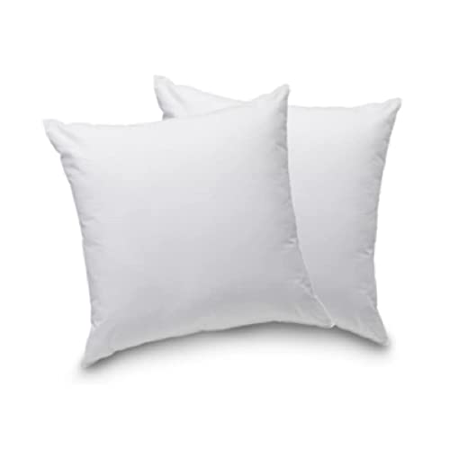 Blanrêve - Set of 2 Comfort Pillows - Synthetic fibres - Soft and fluffy support for sleeping on the stomach or on the back - Eco responsible - Made in France - 60x60 cm