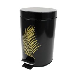 Douceur d'Intérieur, Pedal Bin (3 L) Orbella Black, Metal