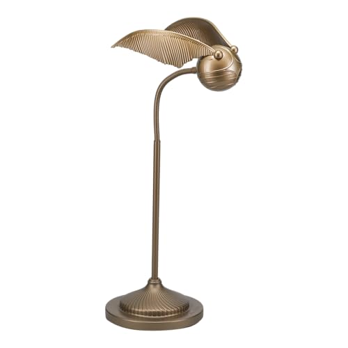 Paladone Golden Snitch Posable Desk Lamp - Officially Licensed Harry Potter Light for Bedside Table Reading, Flexible Neck, Gift for Home Office Decor