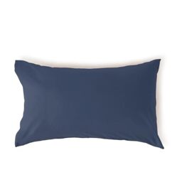 BASSETTI Set of 2 Pillowcases, Blue, 100% Cotton, 50 x 80 cm