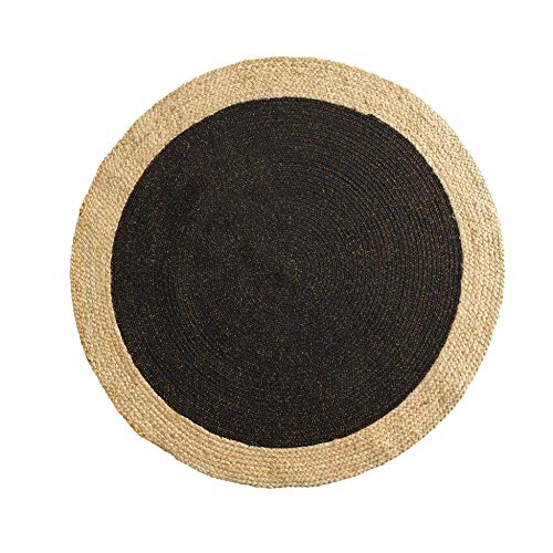 Douceur d'Intérieur RUG ROUND, BLACK/GOLD, (0) 120 CM