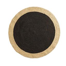 Douceur d'Intérieur RUG ROUND, BLACK/GOLD, (0) 120 CM