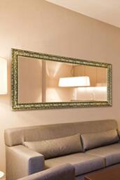 MirrorOutlet Silver Extra Large Antique Style Leaner/Wall hanging Mirror. Rectangular for Lounge, Dining Room, Bedroom, Bathroom and more - UK's Largest Stockist. 169cm X 76cm