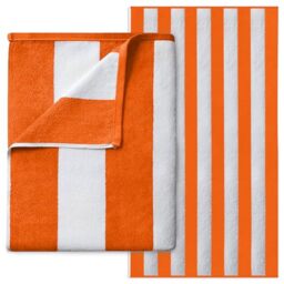 Microfiber Beach Towel Extra Large - Super Absorbent, Sand Free Beach Towels For Adults (100x200 cm) - Beach Towel 1 Piece - Quick Dry Beach, Swimming Towel, Pool Towel, Gym - Orange