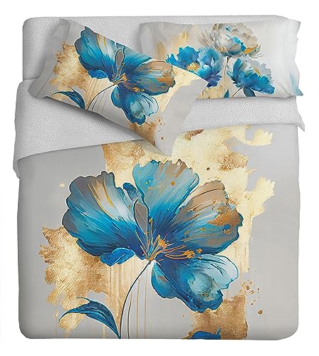 Fine Art Photographic Duvet Cover Set for 1 Bed Size 1/2 Daisy Design