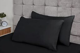 Emma Barclay Lyla Pillowcase Pair in Black