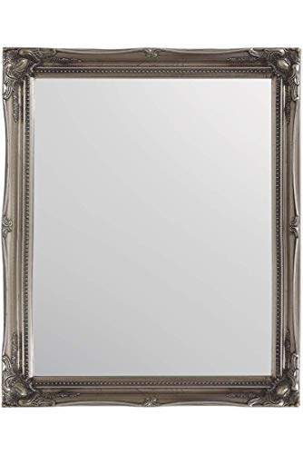 Mirror Large Silver Ornate Antique Design Wall New 24INCH X 20INCH 61CM X 50CM, 61x51