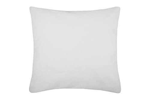 LOVELY CASA Duo Cotton Cushion, Cotton, pearl, 40x40 cm