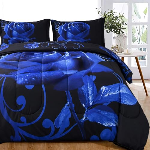 WONGS BEDDING Rose Comforter Set Full