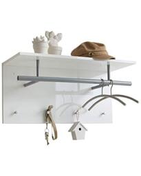 FMD furniture, Coat Rack, Wood, White, 72 x 35 x 29 cm