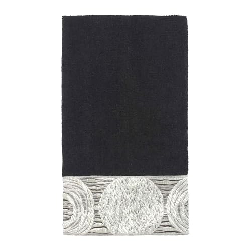 Avanti Linens Galaxy Fingertip Towel, Black