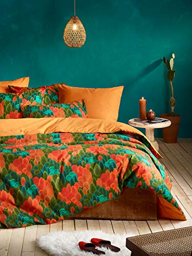 De Witte Lietaer Bavaria Bedding Set: Duvet Cover and Pillowcases, Cotton, Multicoloured, 240 x 220 cm