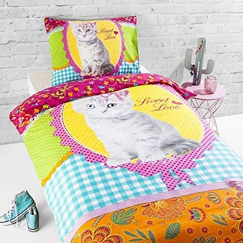 Daydream Cotton Bed Linen 140 x 200/220 cm + 1 Pillowcase 60 x 70 cm Multi-Coloured