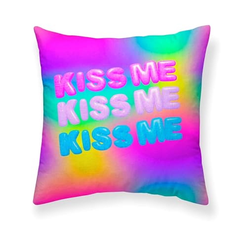 BELUM - Cushion Cover Size: 50 x 50 cm Fabric: 100% Organic Cotton Model: Pride 17 - Cushion Cover LGTBIQ+